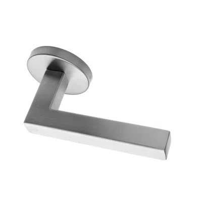 Linnea Leaf Collection Lever In Satin Stainless Steel