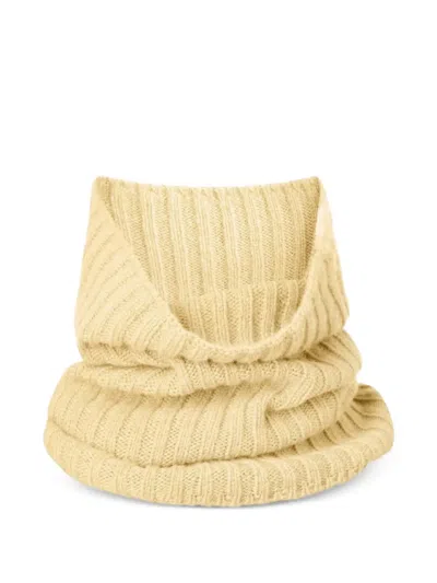 Linnea Lund Maya Ribbed Scarf In Gold
