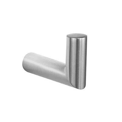 Linnea Modern Wall Mounted Towel & Robe Hook In Satin Stainless Steel