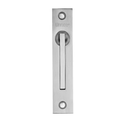 Linnea Pocket Door Hardware - Edge Pull In Satin Stainless Steel