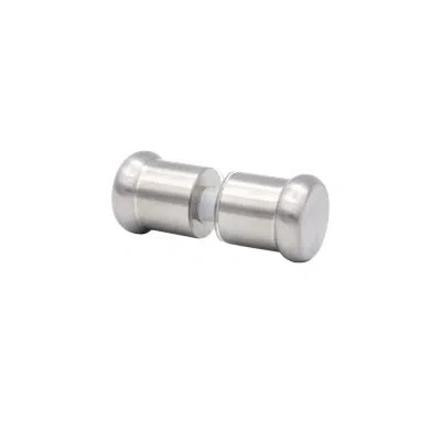 Linnea Shower Door Pull In Satin Stainless Steel