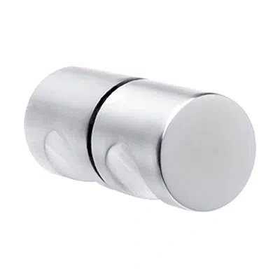 Linnea Shower Door Pull In Satin Stainless Steel