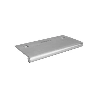 Linnea Sleek Cabinet Finger Edge Pull In Satin Stainless Steel