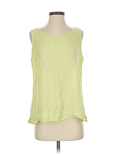 Pre-owned Linnea Sleeveless Blouse In Green