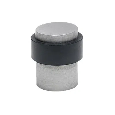 Linnea Stainless Steel Floor Mount Door Stop In Satin Stainless Steel