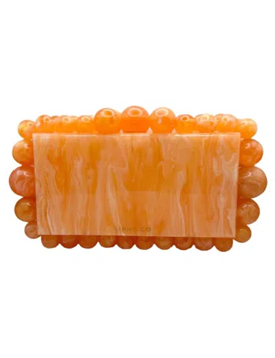 Linny Co Women's Daphne Clutch In Orange