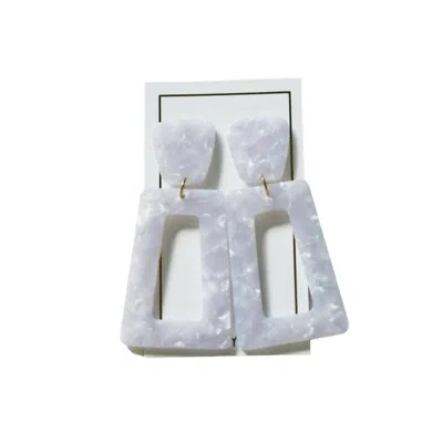 Linny Co Women's Kennedy Earrings In Lavender In Multi