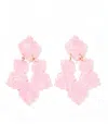 Linny Co Women's Michelle Earrings In Disco Pink In Multi