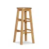 Linon 29 Inches Barstool With Round Seat In Brown