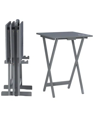 LINON LINON 4 FOLDING TRAYS & STAND