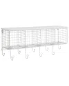 Linon 4-cubby Wall Shelf In White