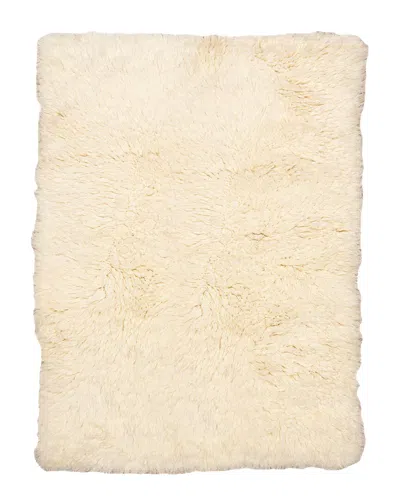 Linon 5a Flokati 4000gr Wool Area Rug In Neutral