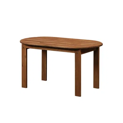 Linon Adirondack Acorn Coffee Table In Brown