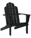 Linon Adirondack Chair In Black