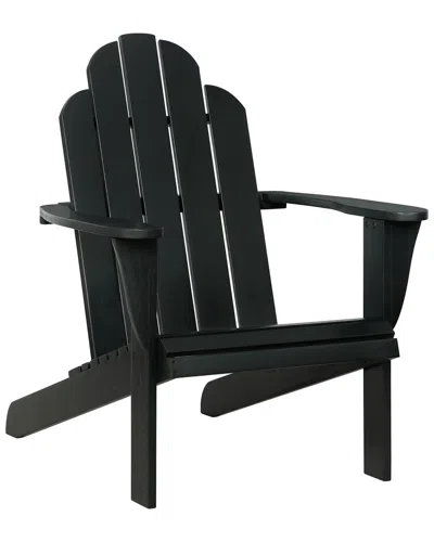 Linon Adirondack Chair In Black