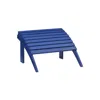 Linon Adirondack Ottoman Blue In Blue