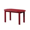Linon Adirondack Red Coffee Table In Red