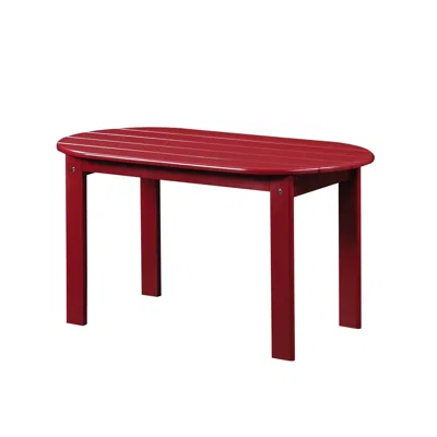 Linon Adirondack Red Coffee Table
