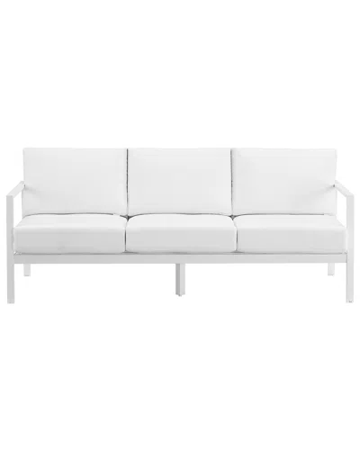 Linon Alora Outdoor 3-seater Sofa In White