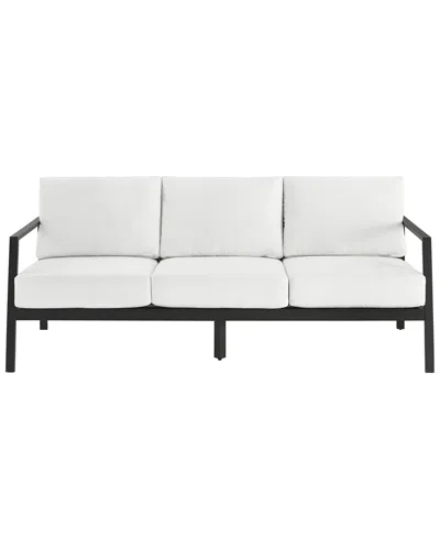 Linon Alora Outdoor 3-seater Sofa In White