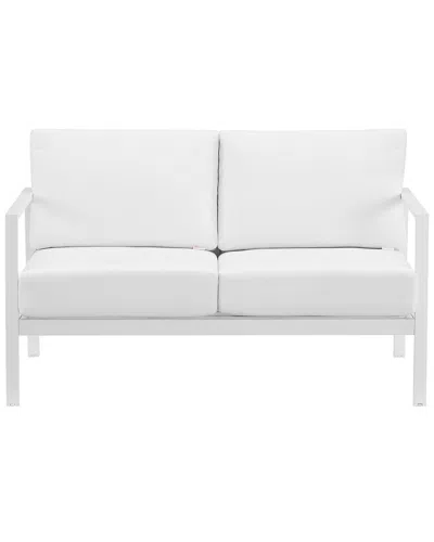 Linon Alora Outdoor Loveseat In White