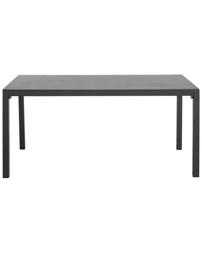Linon Alora Outdoor Rectangular Dining Table In Gray