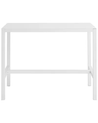 Linon Alora Outdoor Tavern Table In White