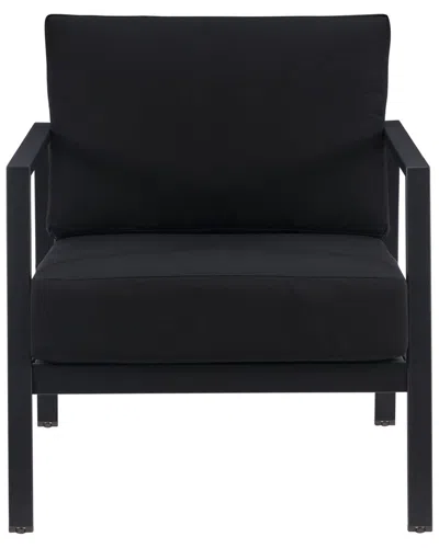 Linon Alora Single Outdoor Chair In Black