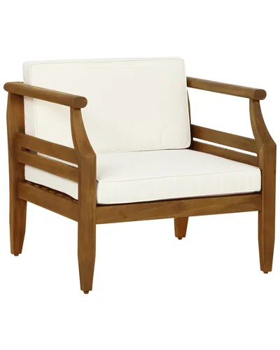 Linon Arlen Outdoor Club Chair In White