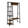 Linon Austin Hall Tree In Brown