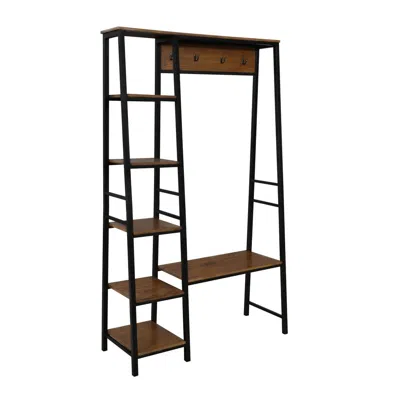 Linon Austin Hall Tree In Brown