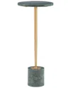 Linon Ayleen Marble Drink Table
