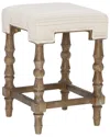 Linon Backless Counter Stool In Grey