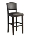 Linon Bar Stool In Brown