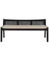 Linon Beaux Cane Bench