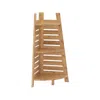 Linon Bracken Bamboo Corner Shelf In Brown
