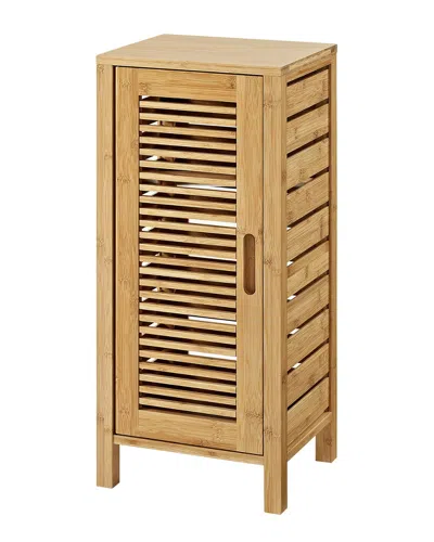 Linon Bracken Floor Cabinet In Brown