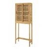 Linon Bracken Space Saver In Brown