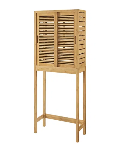 Linon Bracken Space Saver In Brown