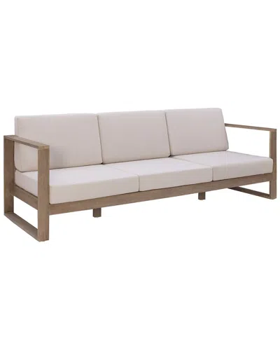 Linon Brinley Outdoor 3-seater Sofa In Neutral