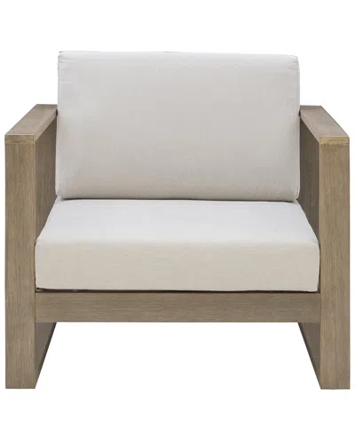 Linon Brinley Outdoor Chair In White