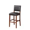 Linon Brook Counter Stool Black In Black