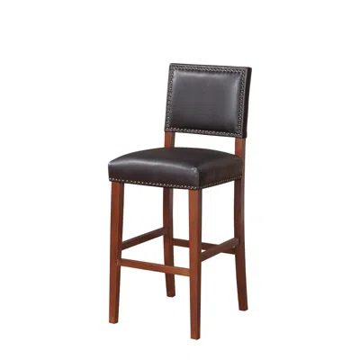 LINON BROOK BAR STOOL BLACK