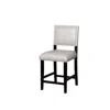 Linon Brook Dove Gray Counter Stool In Gray