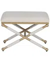 Linon Campaign Rope Stool