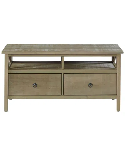 Linon Candler Driftwood Tv Stand