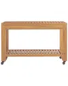 Linon Cannon Teak Outdoor Island