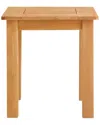 Linon Cannon Teak Outdoor Side Table