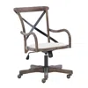 Linon Carson Café Office Chair, Neutral In Brown