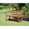 Linon Catalan Bench - Acorn Finish In Brown